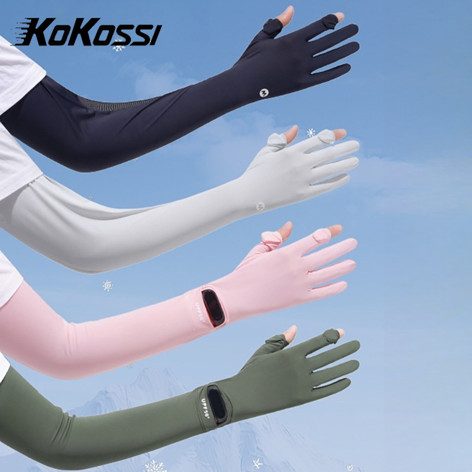 Watch Face Protector - KoKossi Sommer-Armschutz für Damen, atmungsaktiv, lang,