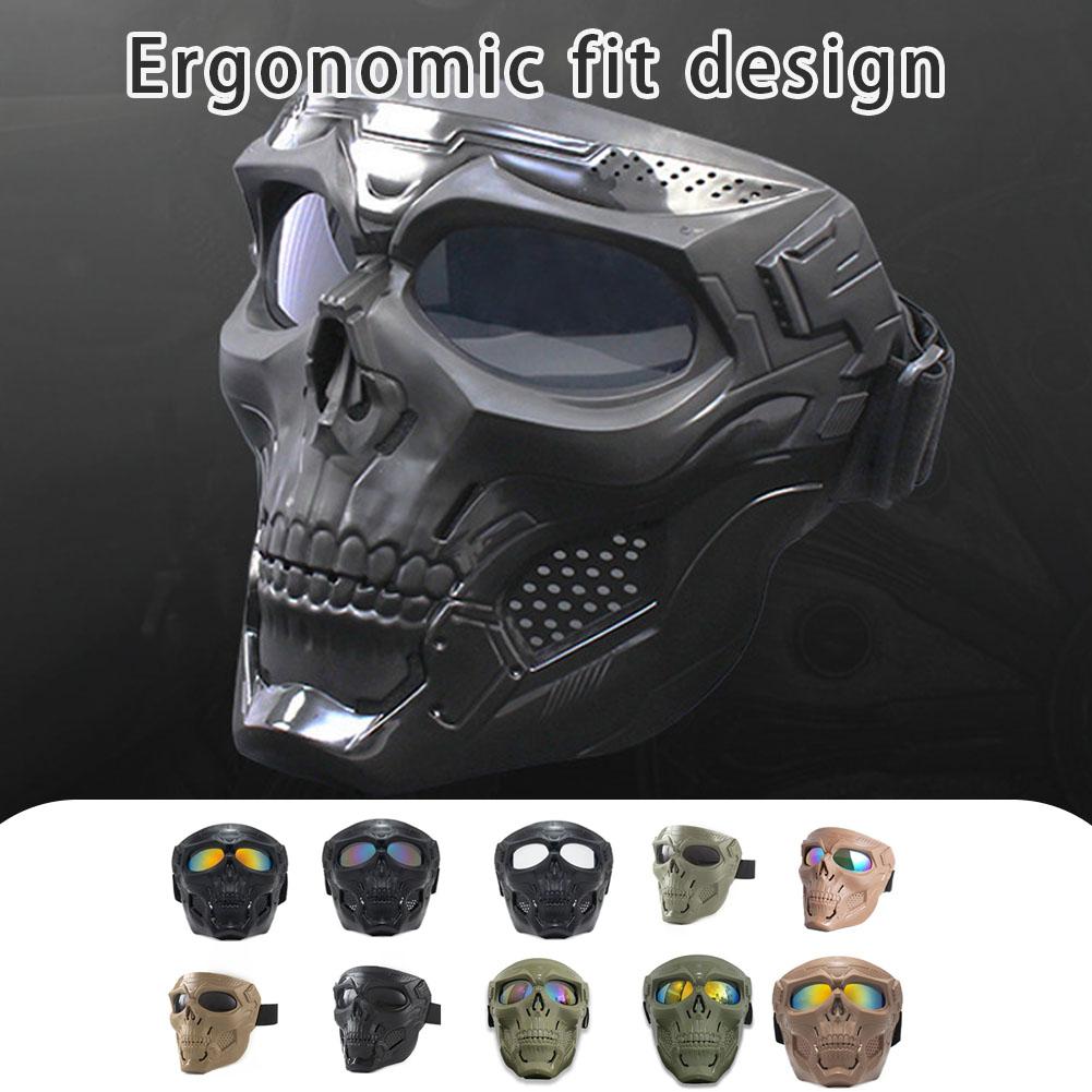 Milanaise Mesh Band - Kreative Schädel Motorrad Reit Maske Retro