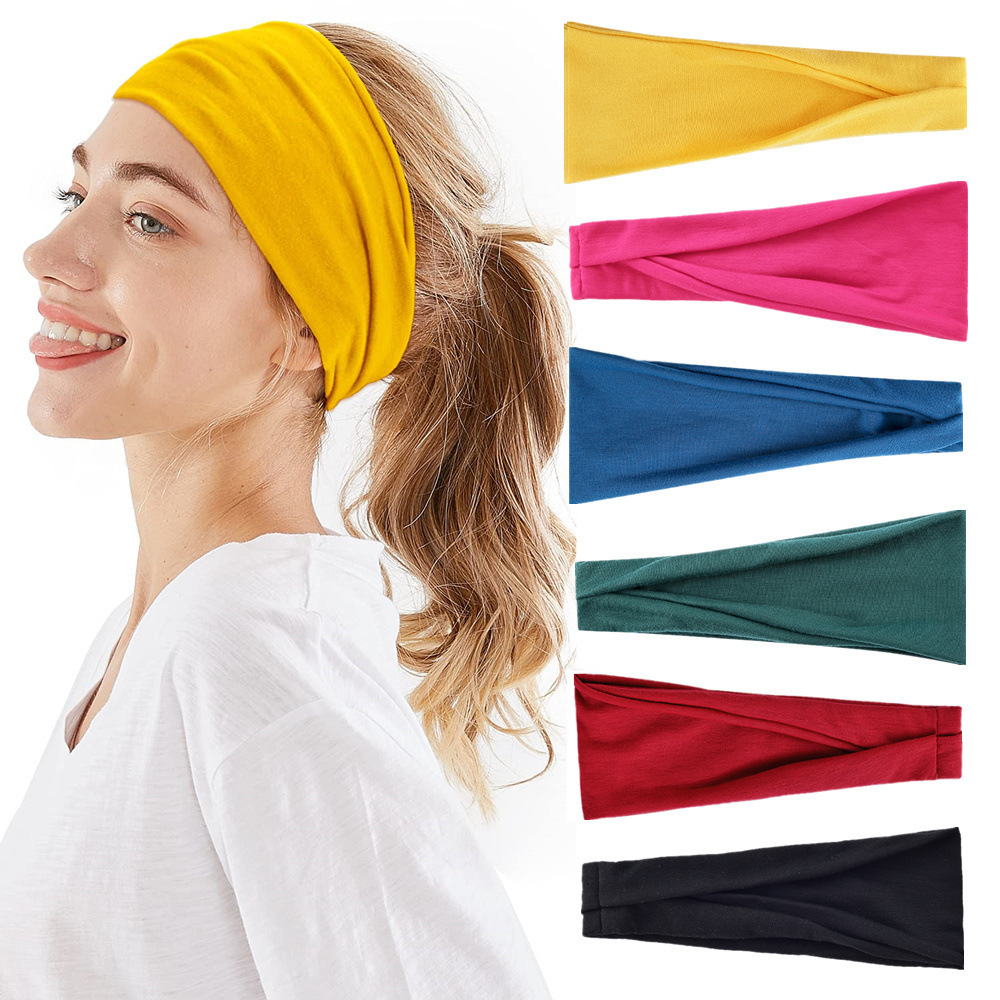 Milanaise Mesh Band - Einfarbig Sport Yoga Stirnband Schweiß absorbieren