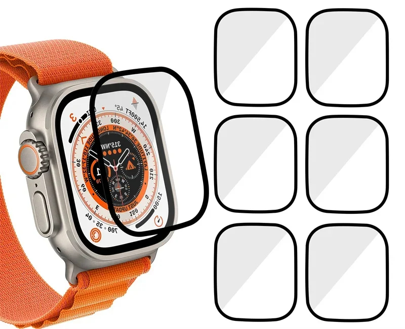 Apple Smartwatch Accessories - 3D-Displayschutzfolie aus Gehärtetem Glas Passend für