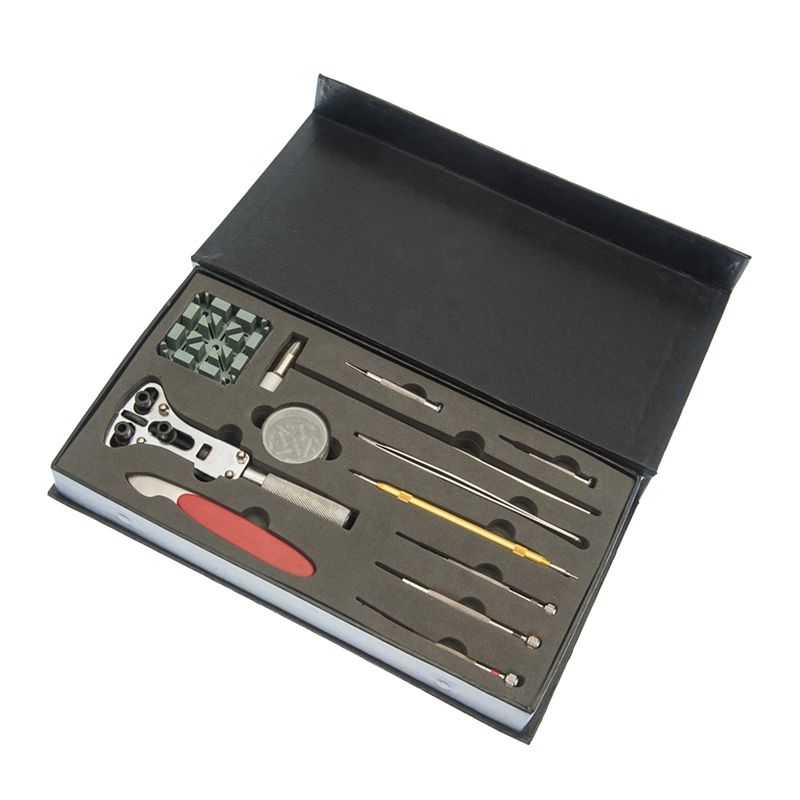 Tool Kit Strap Change - 29-teiliges Uhrenreparatur-Werkzeugset Batteriewechsel Armbandverkleinerung Uhrmacher-Uhrarmband-Entfernungs- und