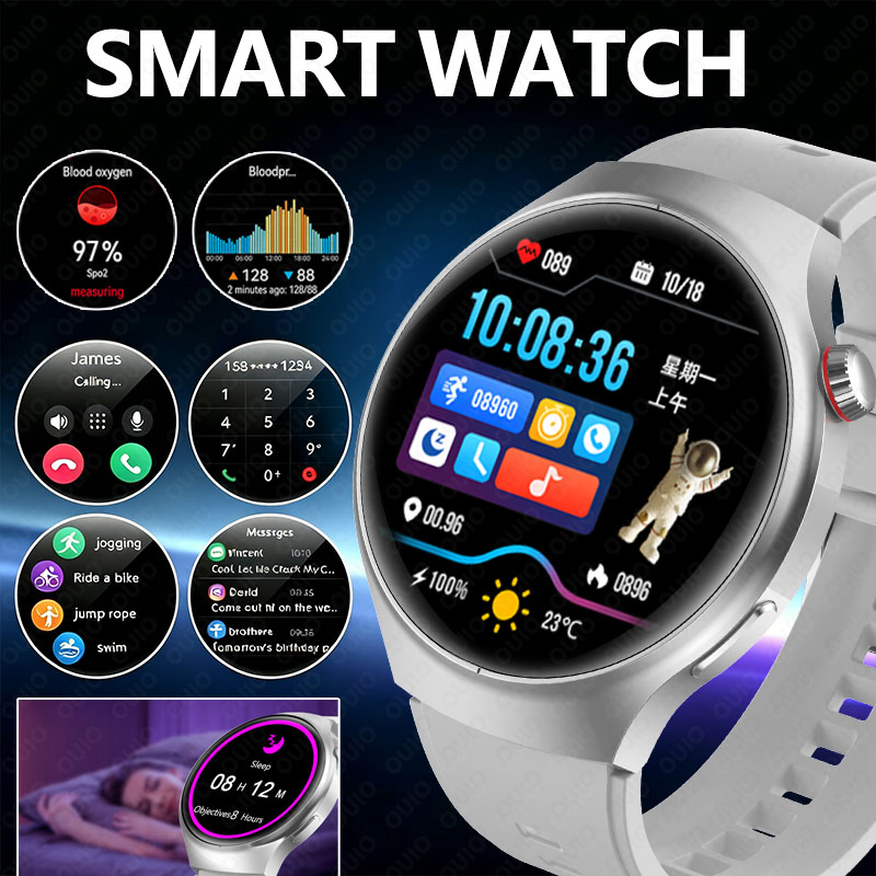 Smartwatch M Active - 2026 Smartwatch Multi-Sport-Modus Schlafüberwachung Bluetooth-Anrufe HD-Bildschirm