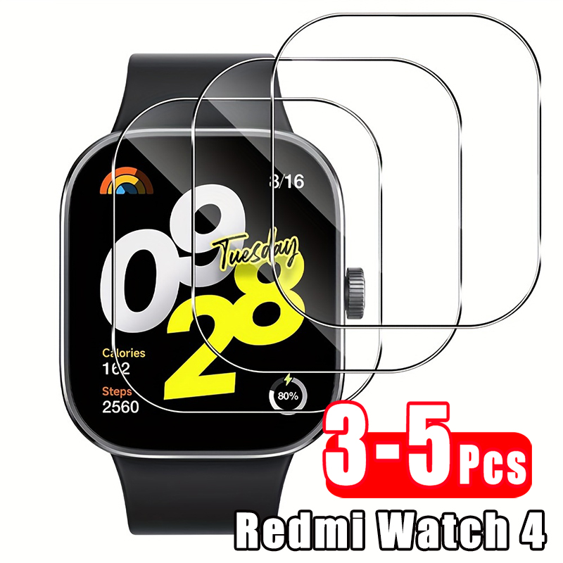 Watch Face Protector - 3–5 Stück Premium gehärtetes Glas für