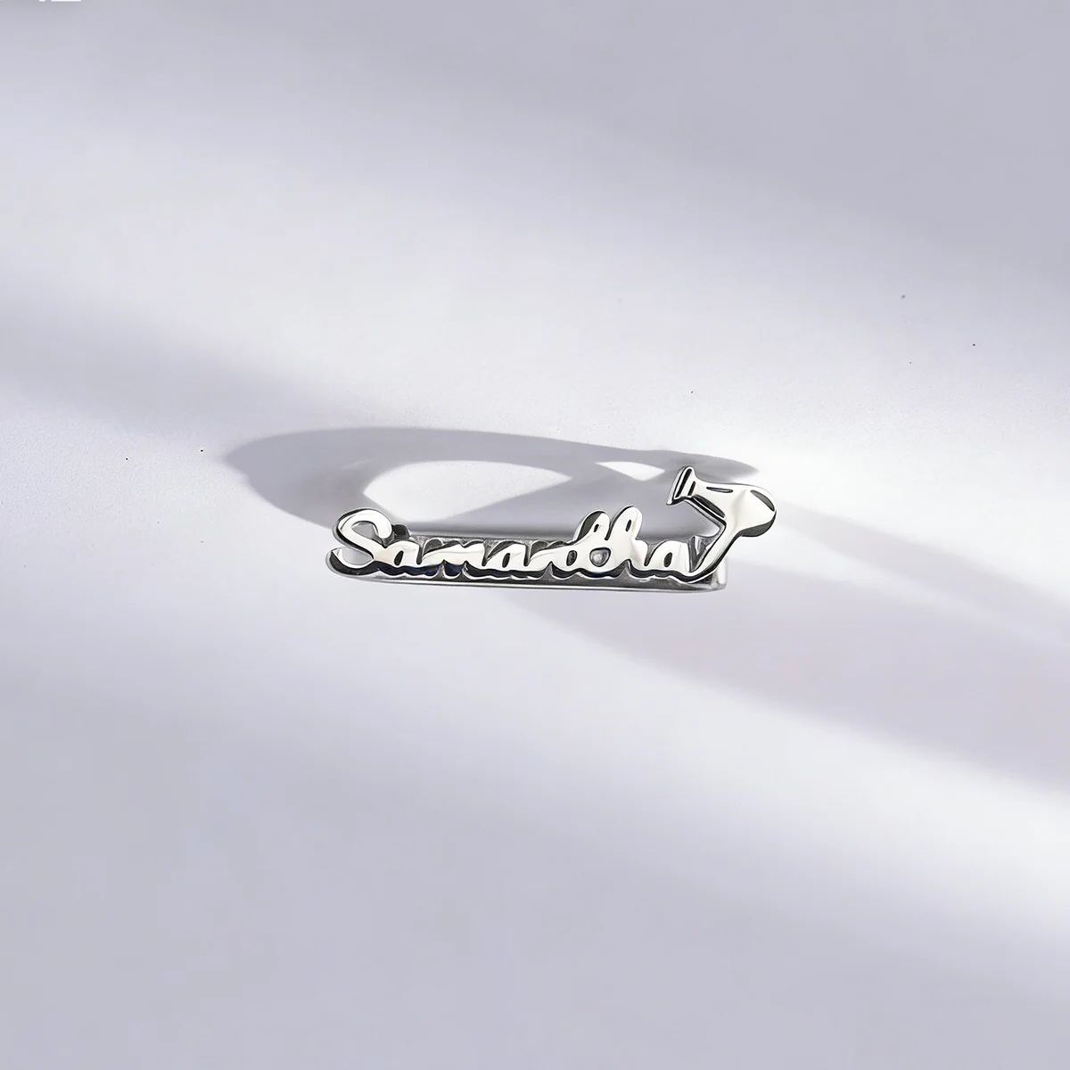 Smart Watch Accessories - Chandler Custom Name Metallanhänger, dekorativer Ring