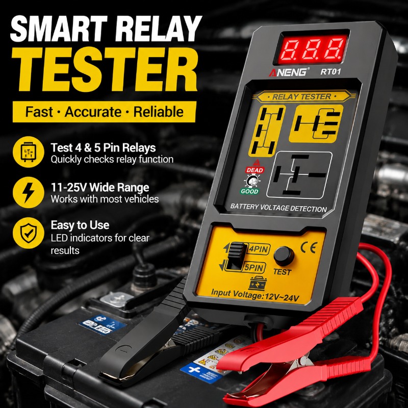 Smartwatch Universal - 12V 24V Kfz-Relais-Tester Universal 4-Pin 5-Pin