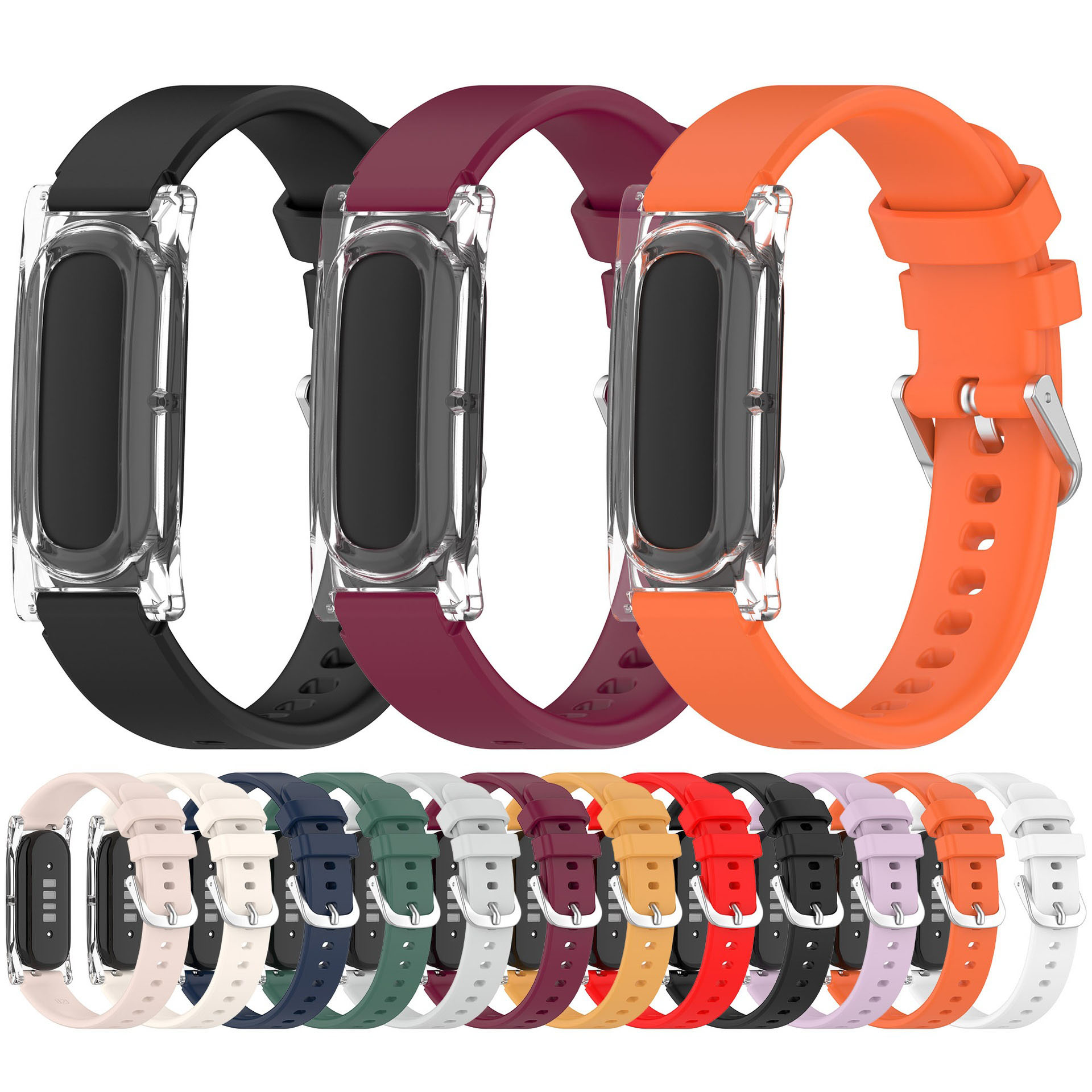 Silicone Band Replacement - Silikonarmband, kompatibel mit Google Fitbit Air,