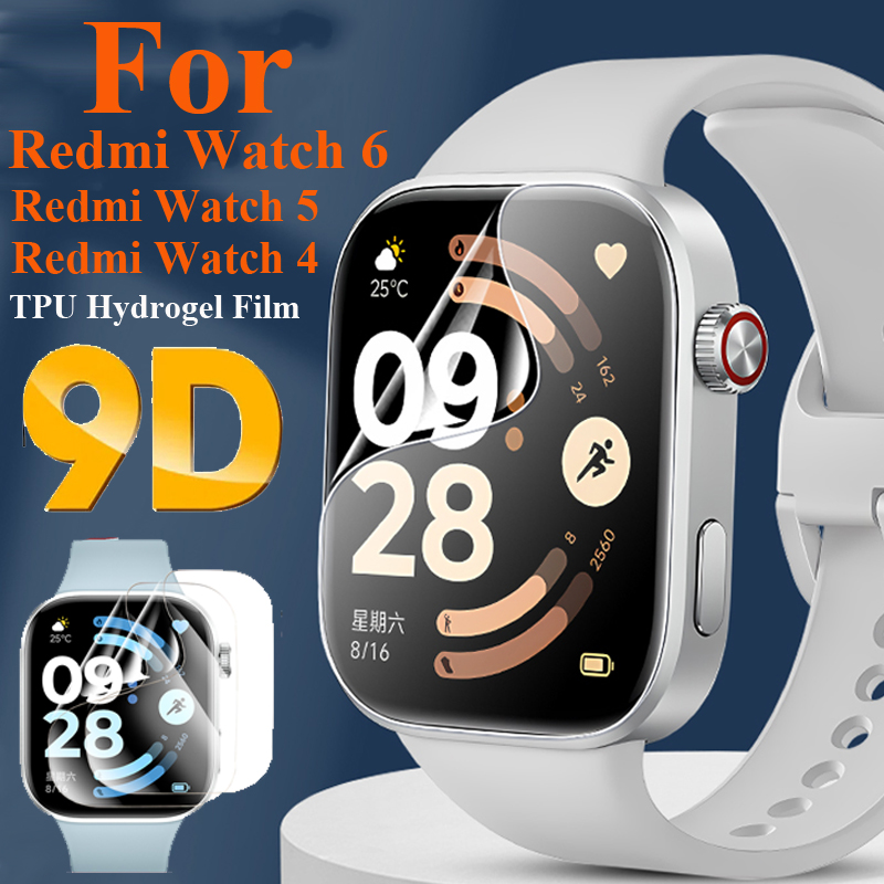Watch Face Protector - 1-5PCS Hydrogel-Schutzfolie für Redmi Watch 6,