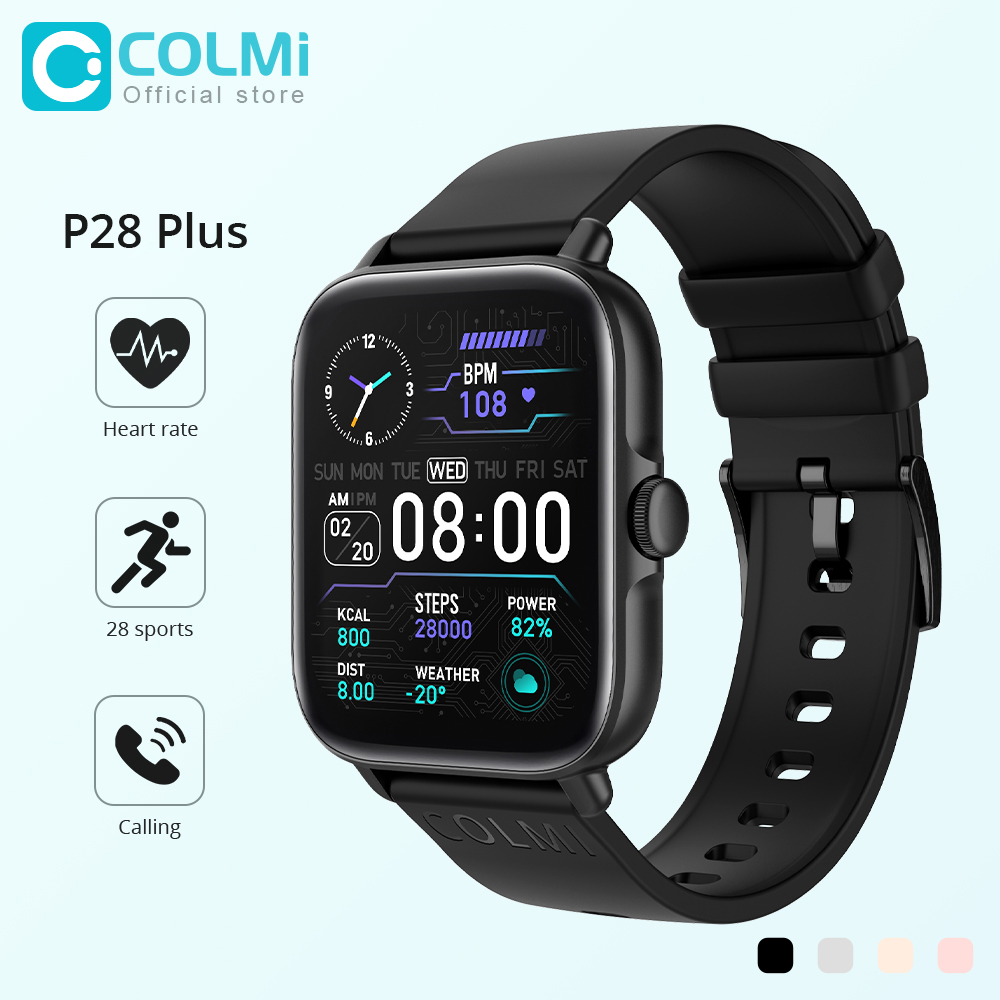 Smartwatch Face - COLMI P28 Plus Bluetooth Anrufannahme Smart