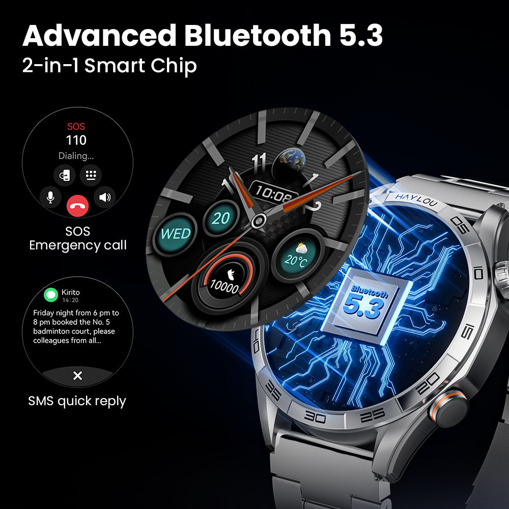 HAYLOU Solar 5 Smartwatch mit  – Smartwatch Face Bewertung und Preis