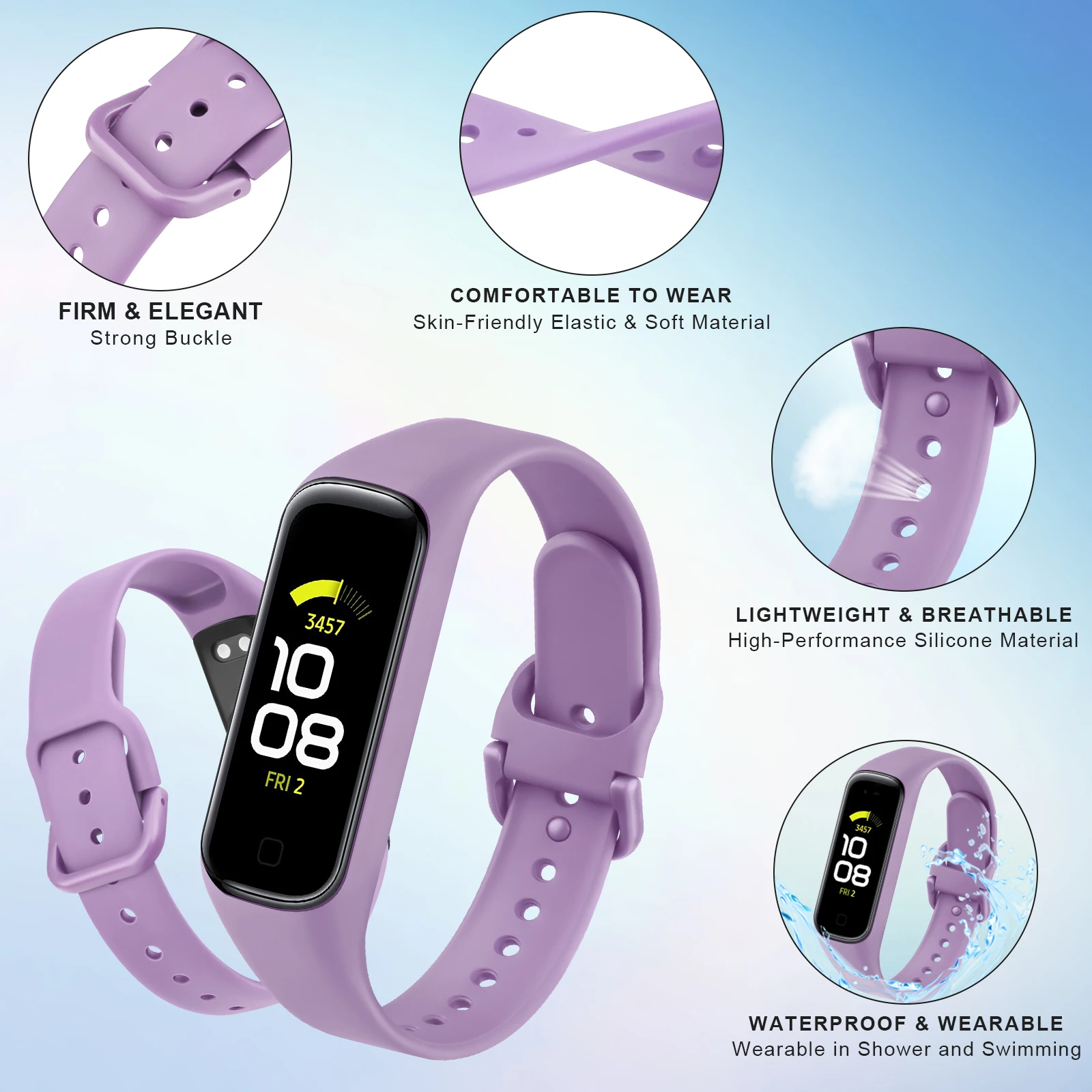 Weiches Silikonarmband für Sam – Silicone Band Replacement Bewertung und Preis