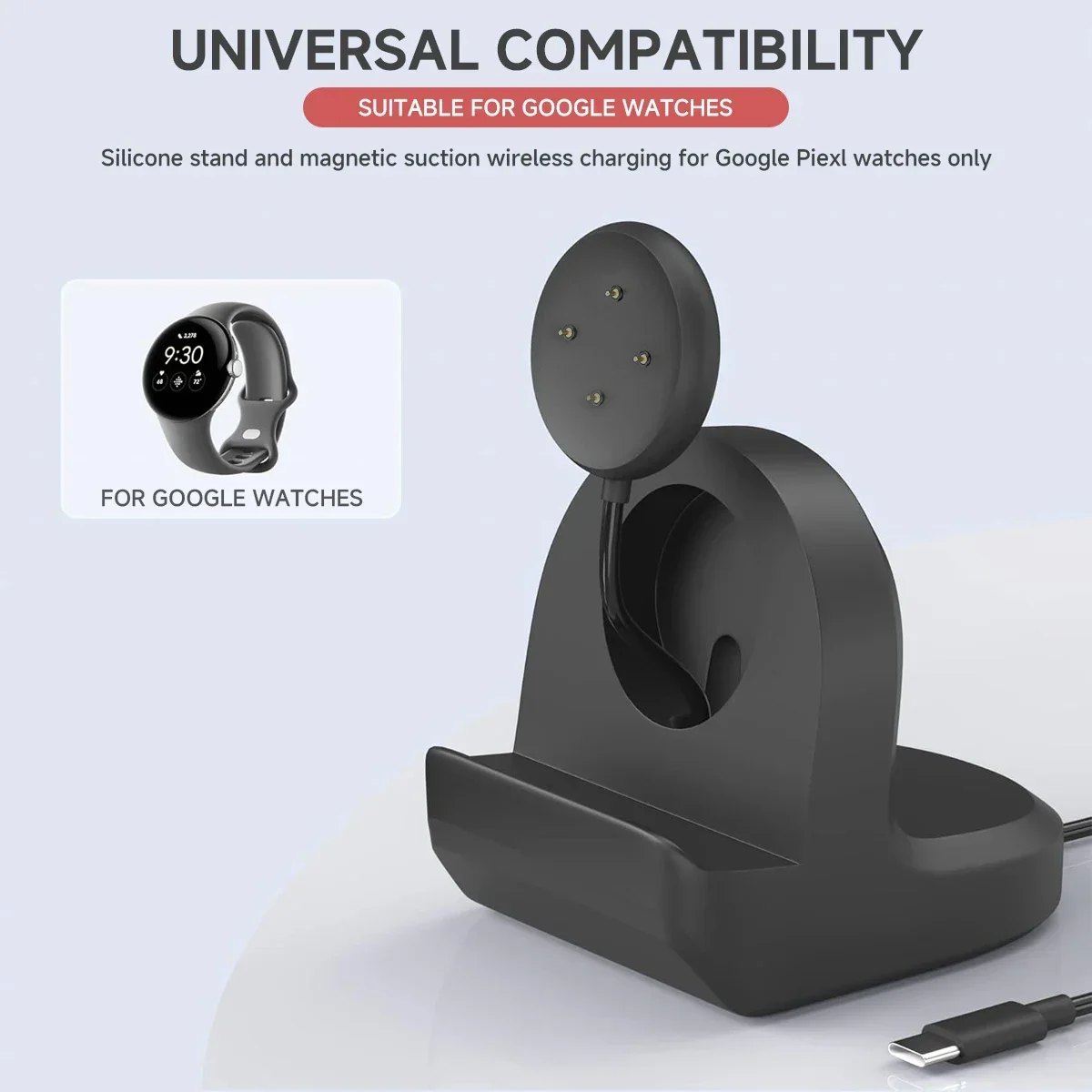 Weiche Silikon-Ladestation, ka – Watch Charging Dock Bewertung und Preis