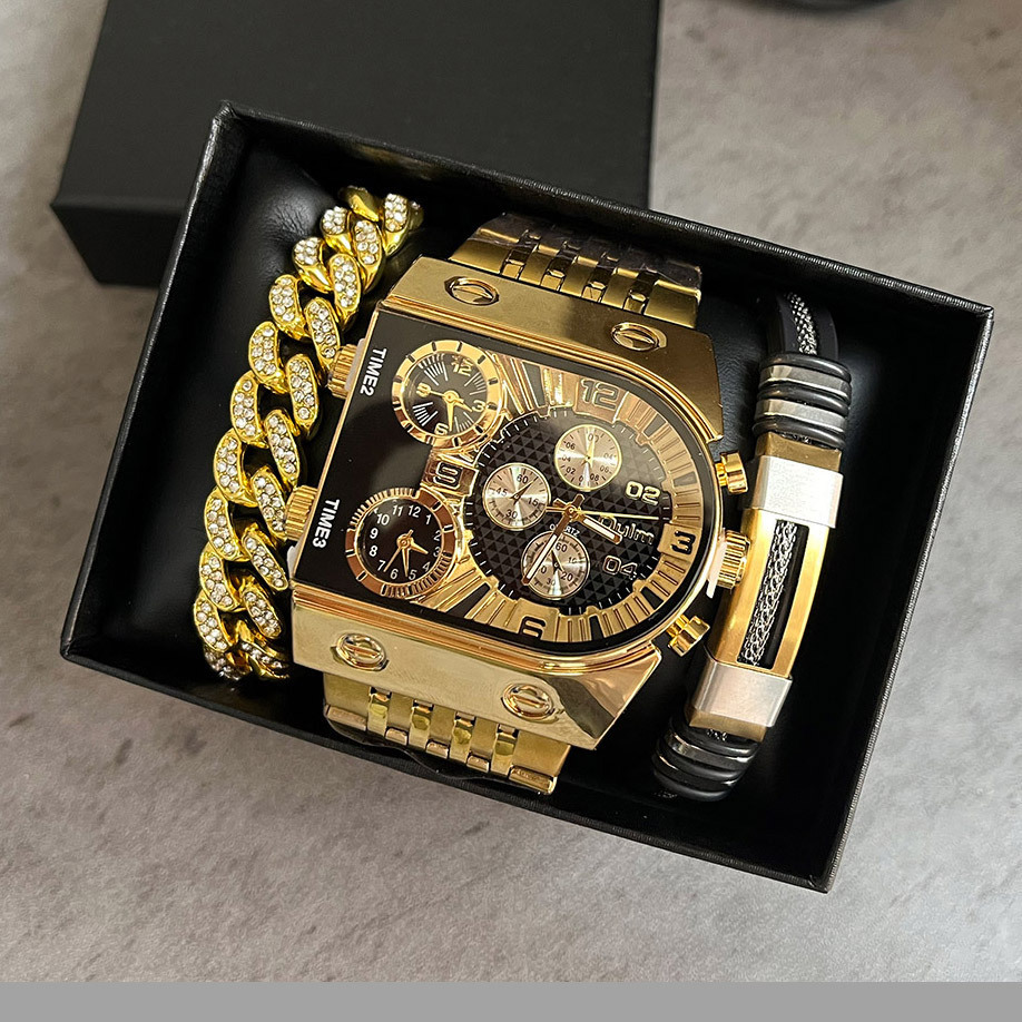 Luxuriöses rechteckiges Herren – Smartwatch Face Bewertung und Preis