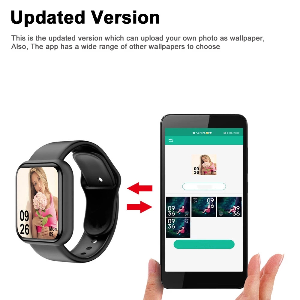 Smart Watch Für Männer Frauen  – Silicone Band Replacement Bewertung und Preis