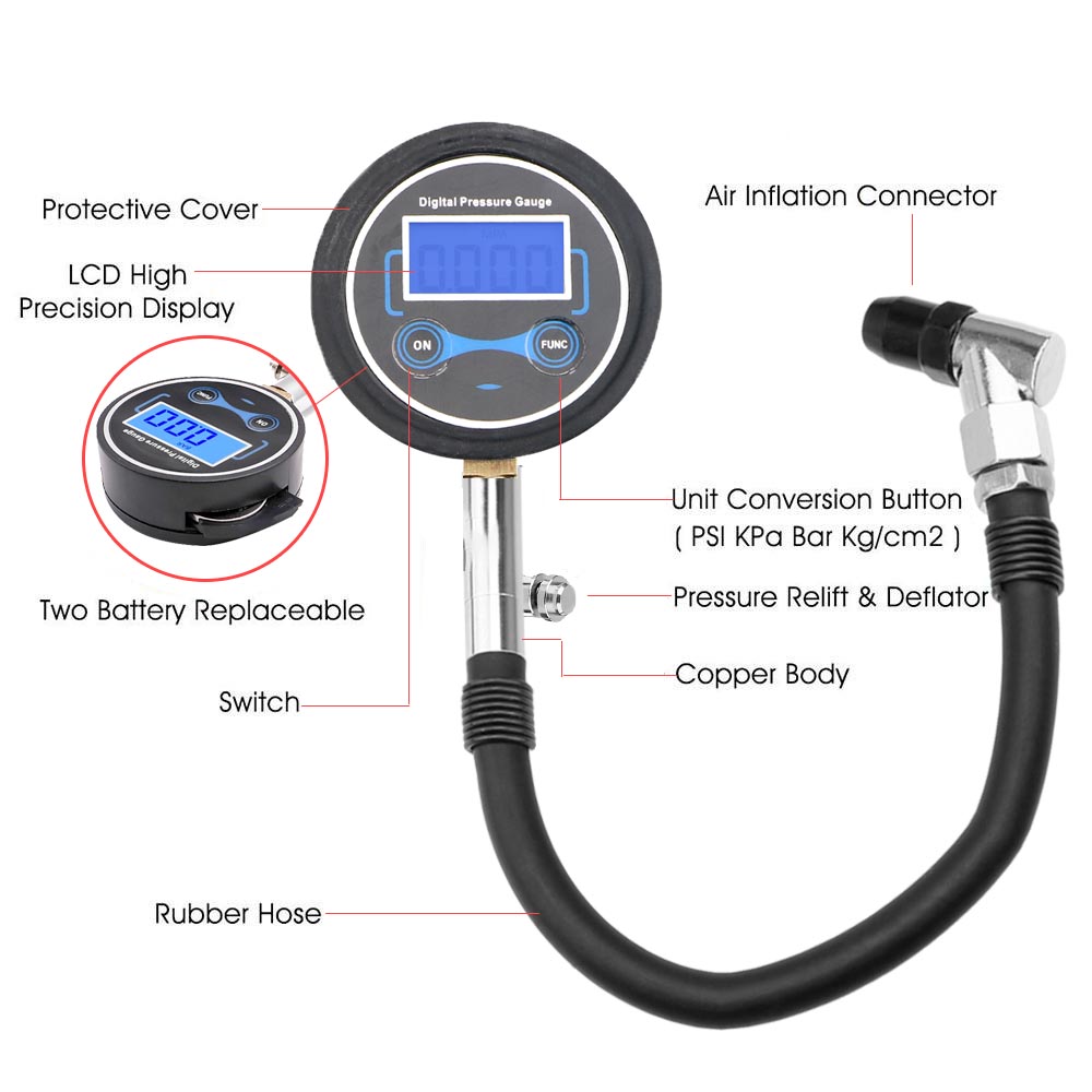 0-200psi Reifendruck messer Mo – Smartwatch Universal Bewertung und Preis