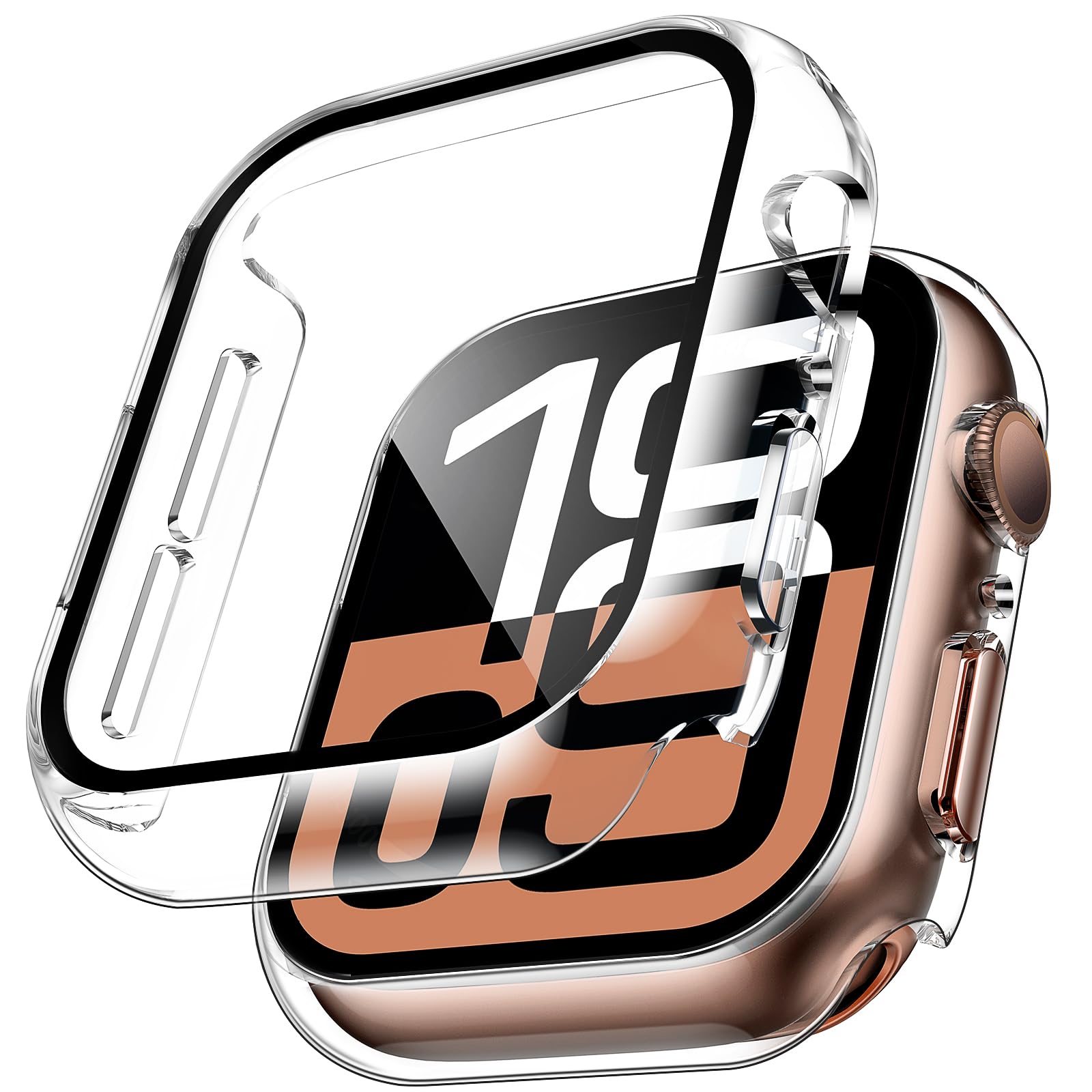 2 stücke Gehärtetem Glas Fall  – Apple Smartwatch Accessories Bewertung und Preis