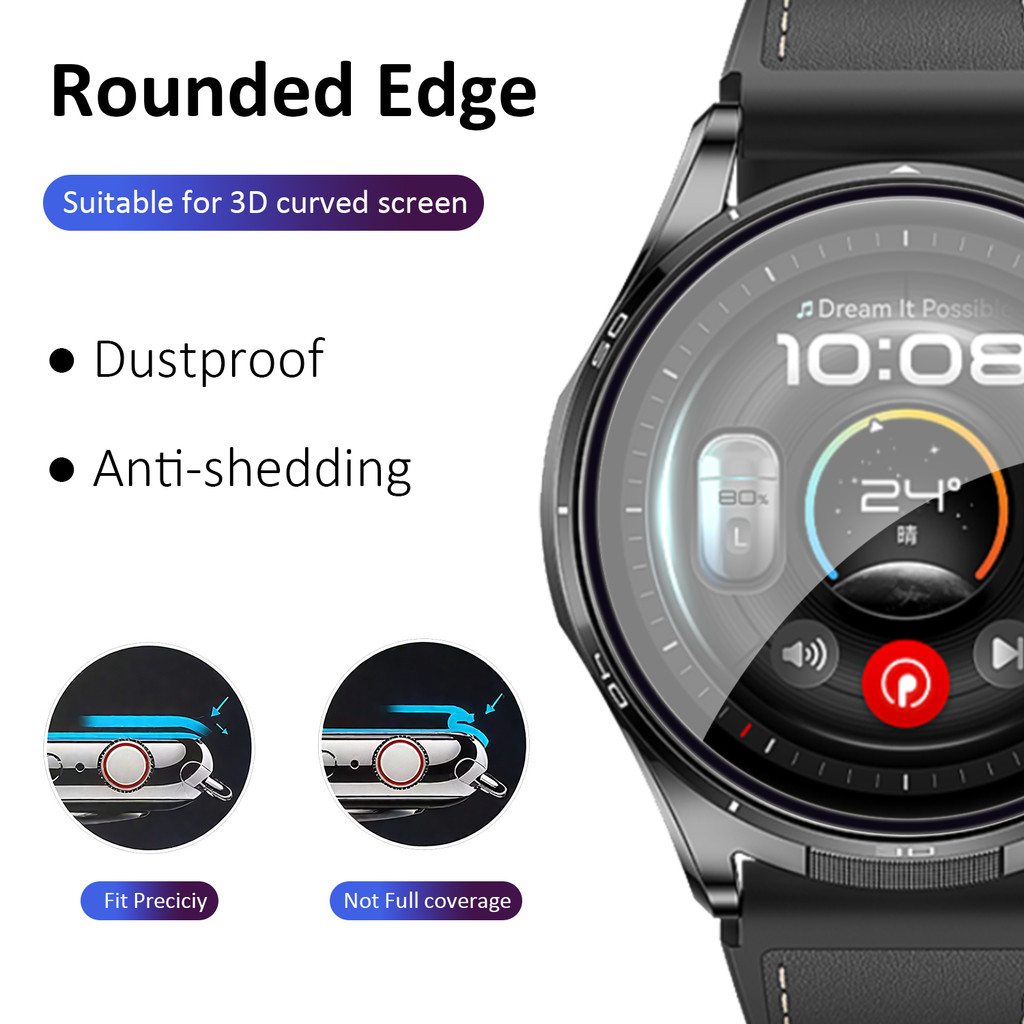 1-5PCS 3D gebogene Displayschu – Watch Face Protector Bewertung und Preis