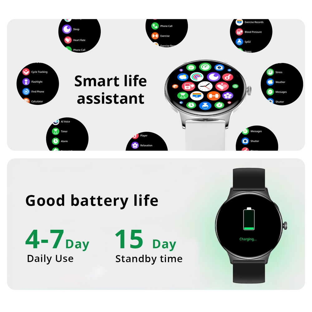 COLMI V89 Damen-Smartwatch, 1, – Smartwatch Face Bewertung und Preis