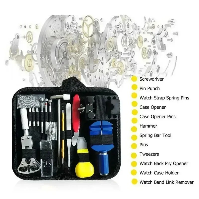 147-teiliges Uhrenreparatur-We – Tool Kit Strap Change Bewertung und Preis