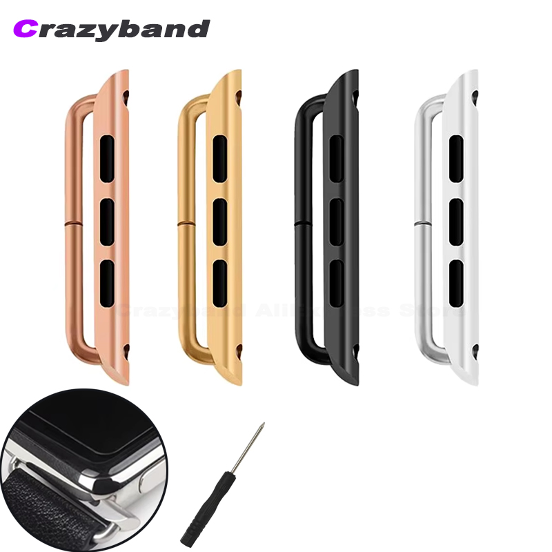 2 Stück Edelstahl-Stecker-Adap – Watch Band Connector Bewertung und Preis