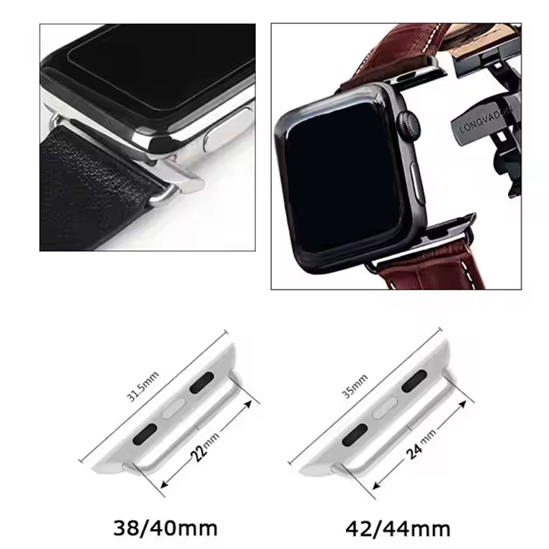 2 Stück Edelstahl-Stecker-Adap – Watch Band Connector Bewertung und Preis