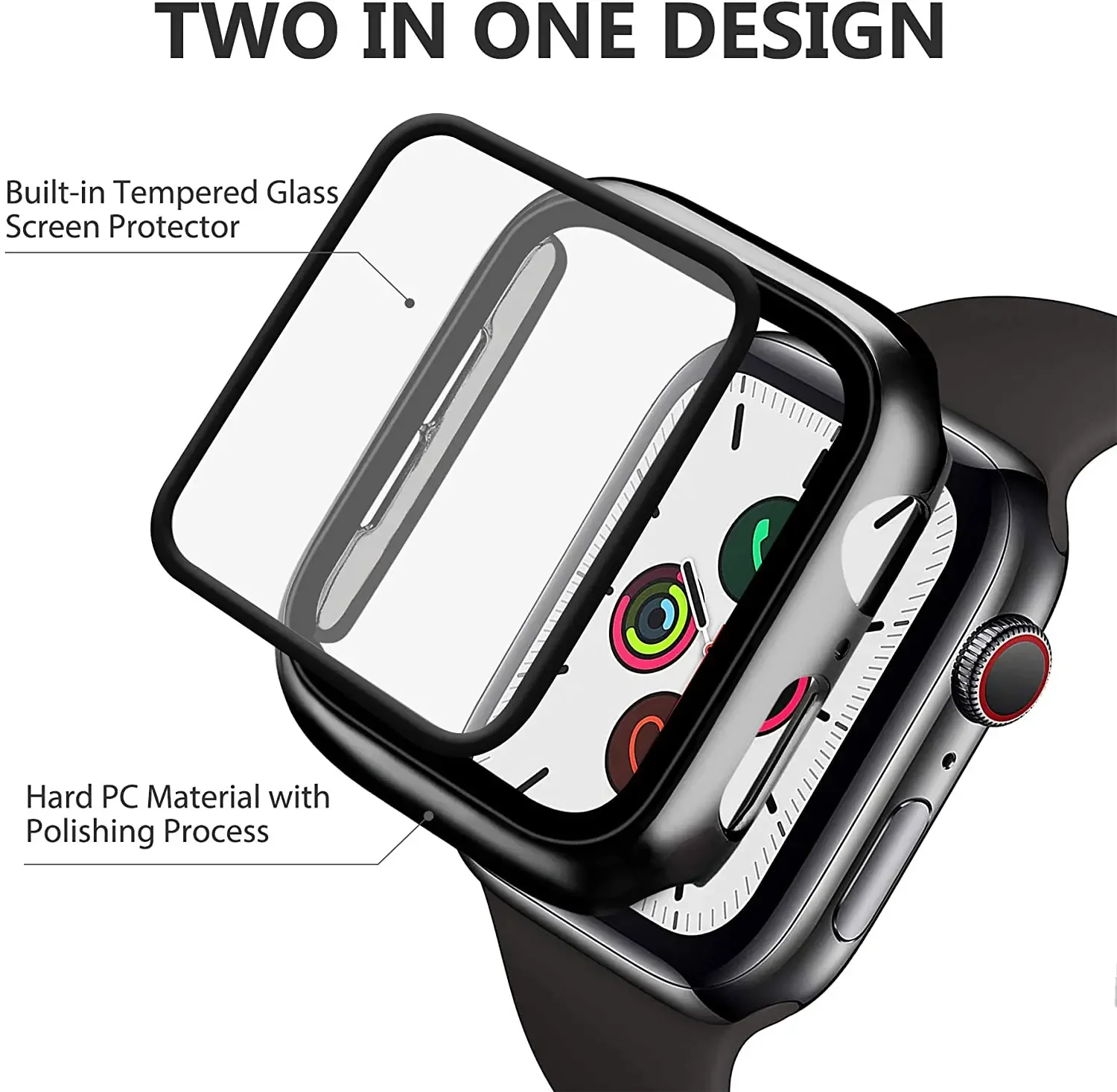 Gehärtetes Glas + Abdeckung fü – Apple Smartwatch Accessories Bewertung und Preis