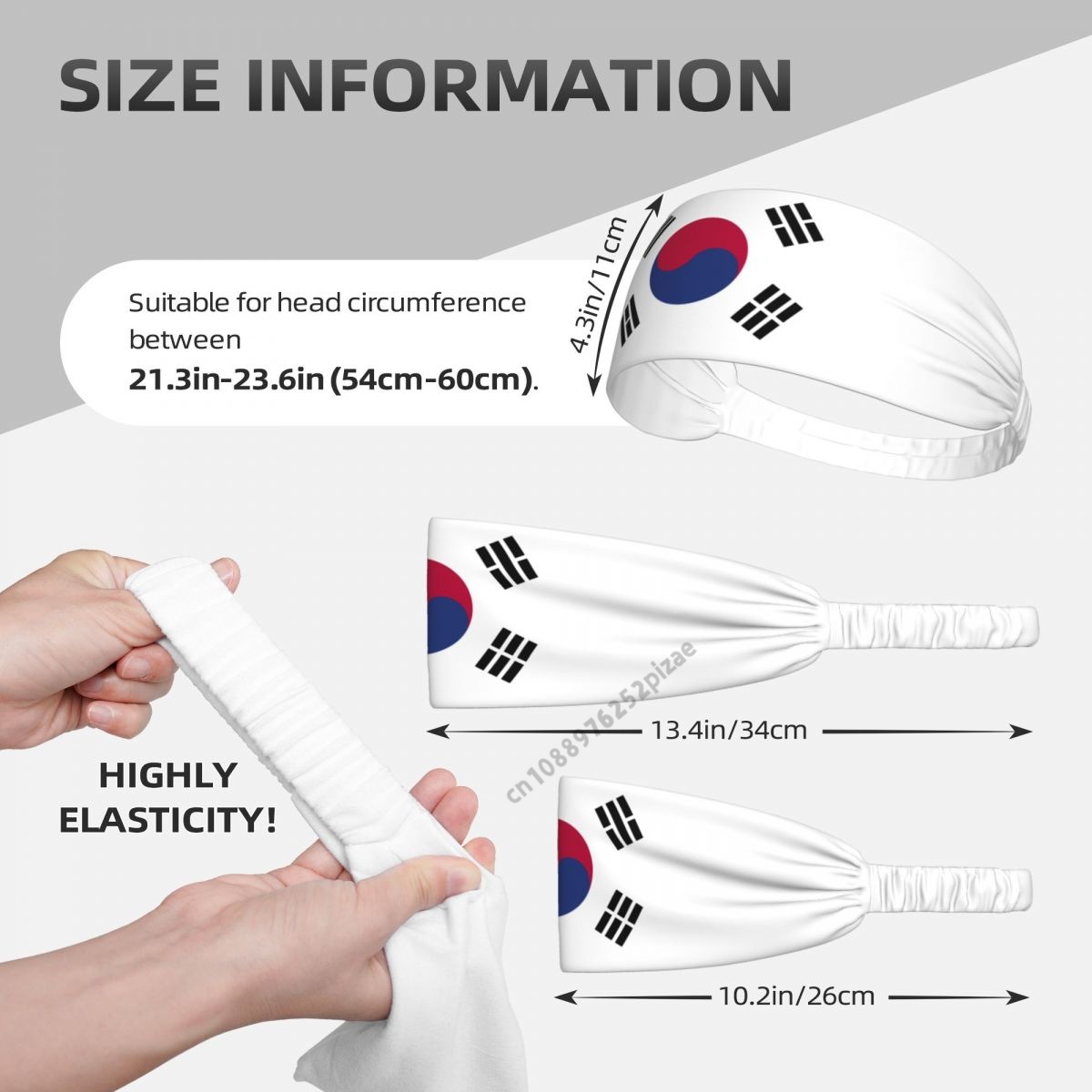 Südkorea Flagge Männer Frauen  – Milanaise Mesh Band Bewertung und Preis