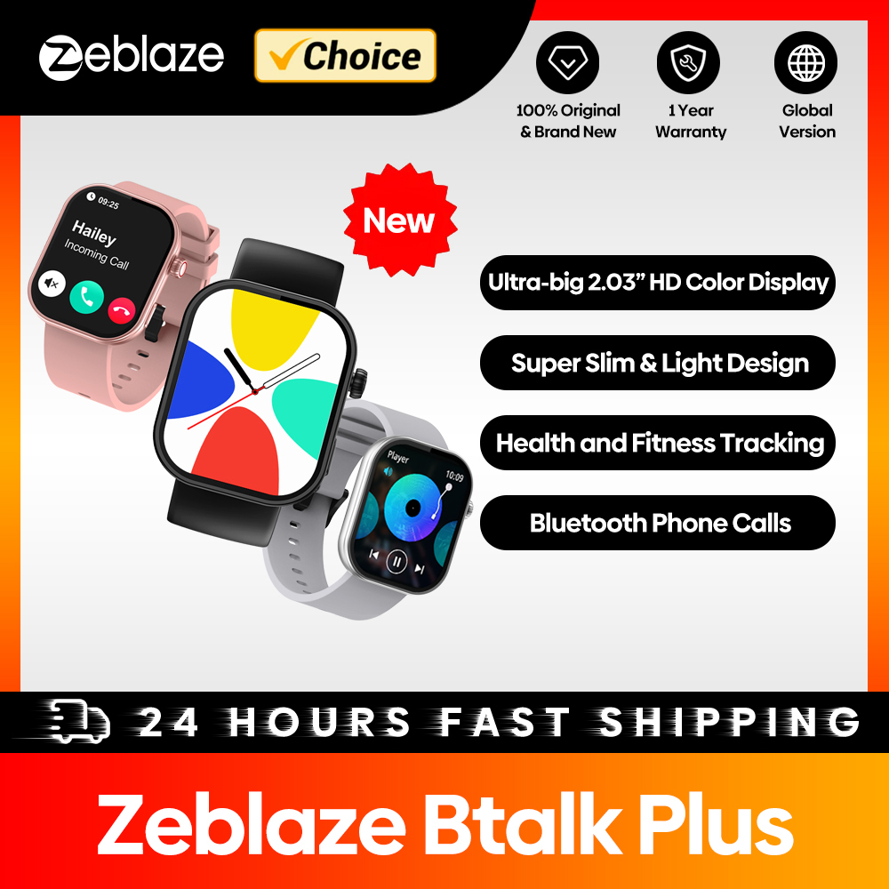 Neue Zeblaze Btalk Plus Smartw – Smartwatch Face Bewertung und Preis