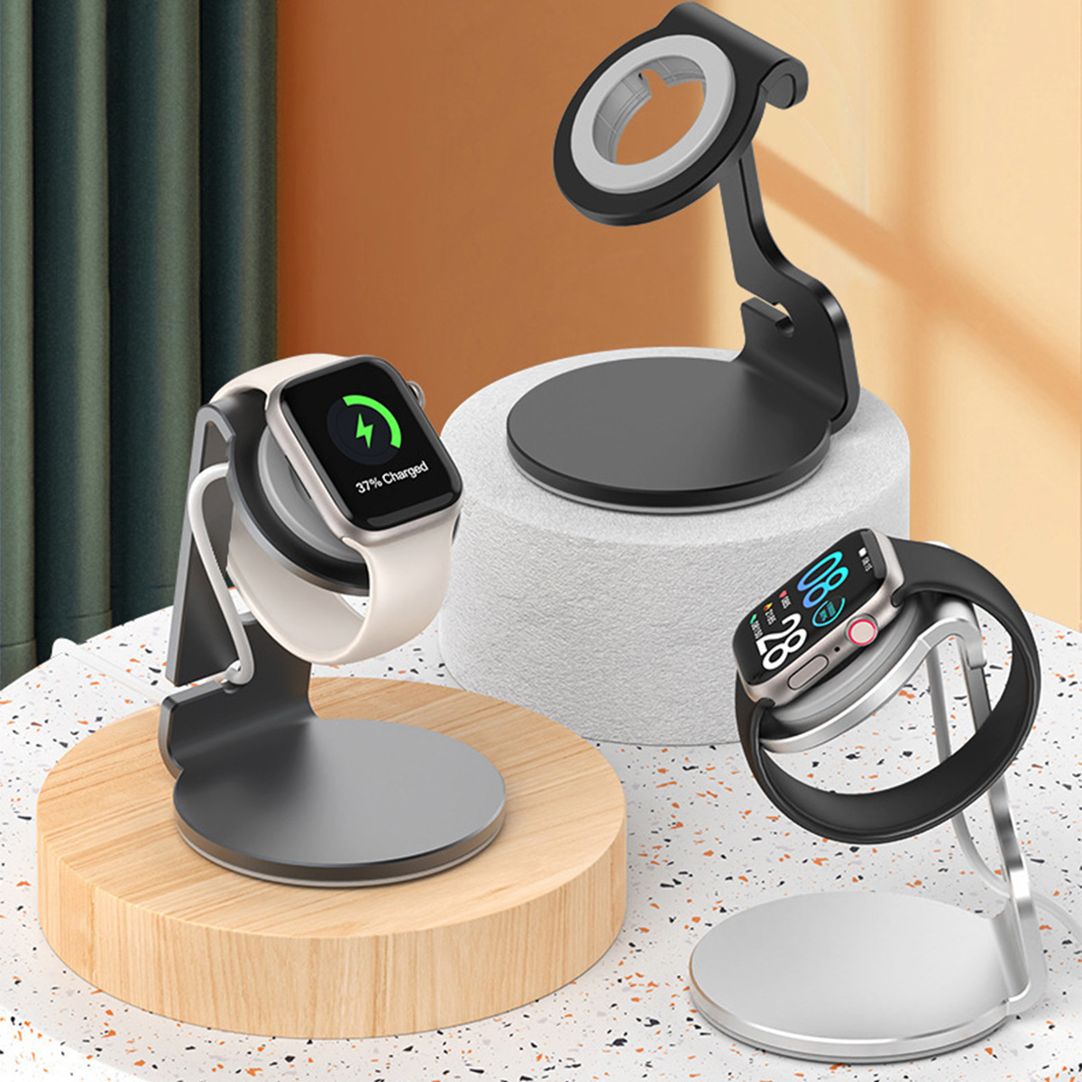 Aluminiumhalterung Ladegerät D – Watch Charging Dock Bewertung und Preis