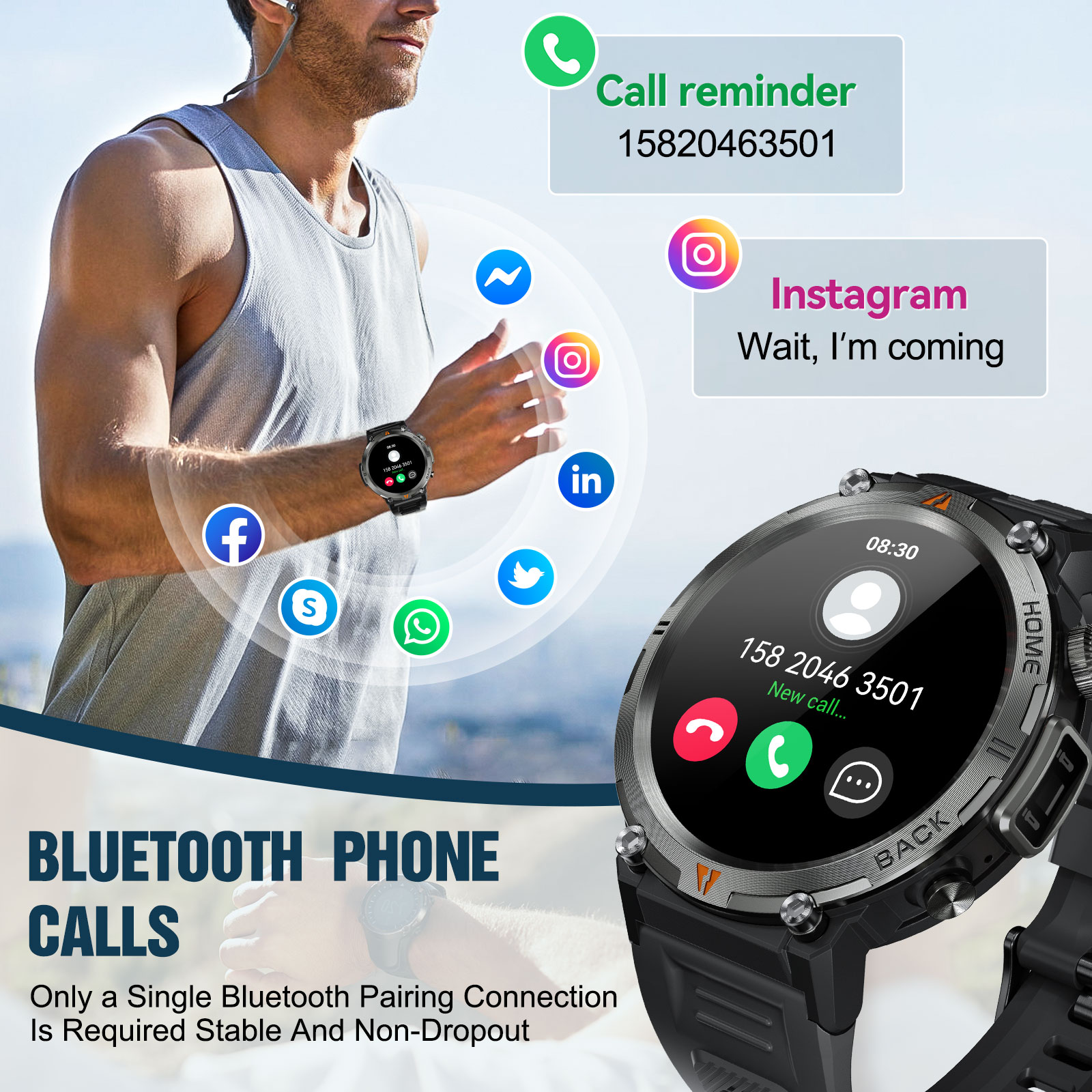 EIGIIS KE3 Bluetooth Anruf Sma – Smartwatch Face Bewertung und Preis