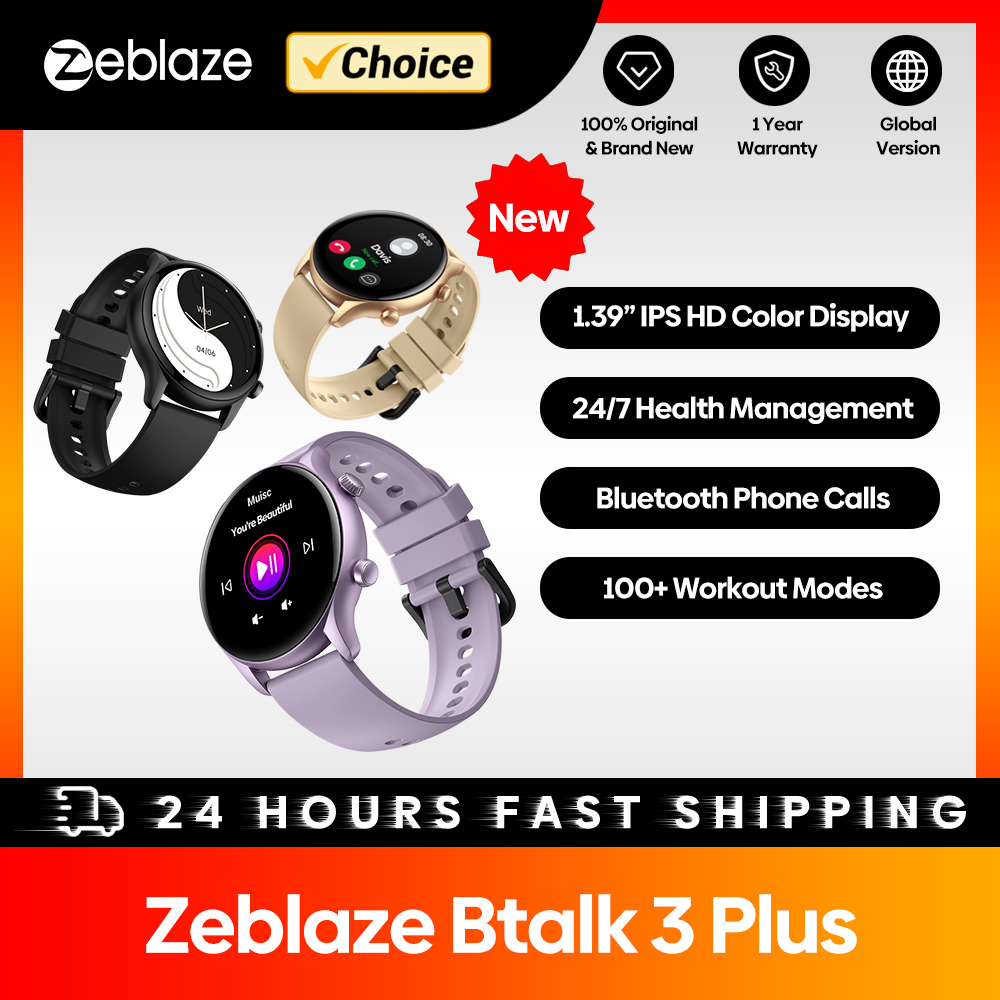 Neue zeblaze btalk 3 plus Spra – Smartwatch Face Bewertung und Preis