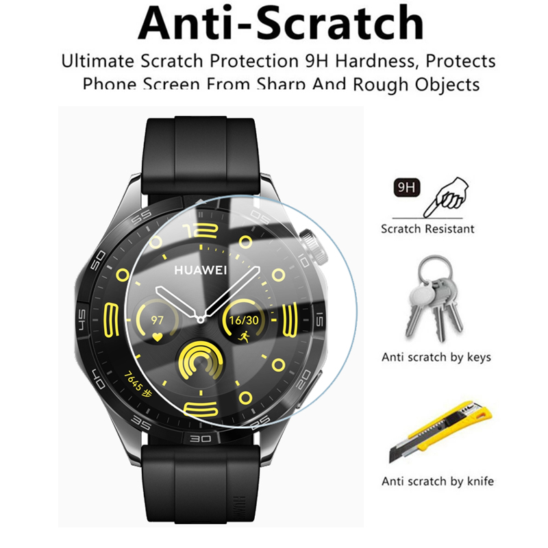 HD Gehärtetem Glas Film Für Hu – Watch Face Protector Bewertung und Preis