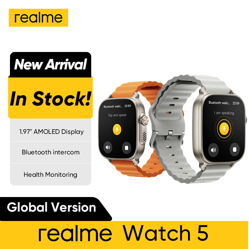 Globale Version Realme Watch 5 – Smartwatch Face Bewertung und Preis